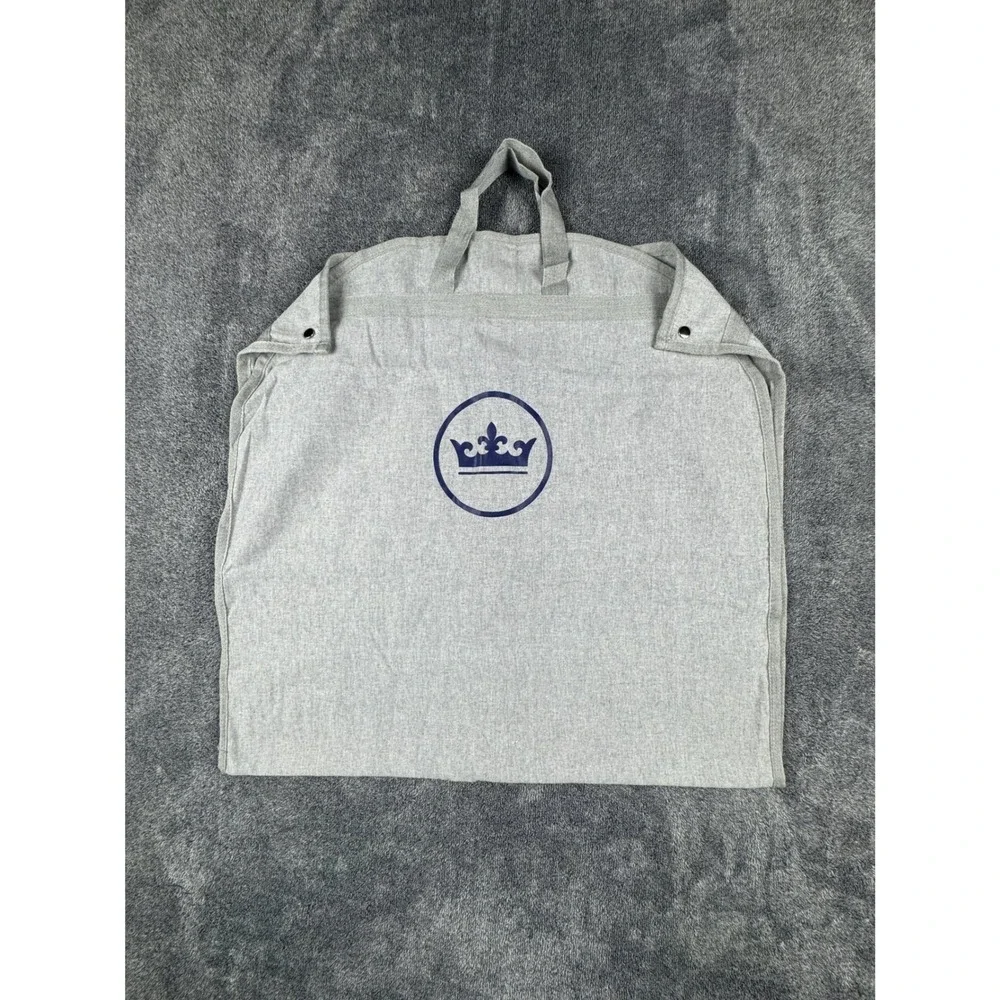 Peter Millar Grey Heather Crown Logo Garment Bag Travel Suit Carrier Foldable